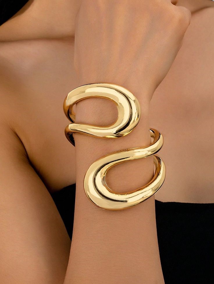 Gold cuff bracelet for accessories that instantly upgrade any outfit