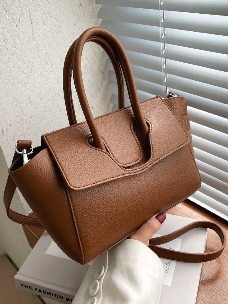 Brown satchel handbag that goes with everything for polished everyday outfits