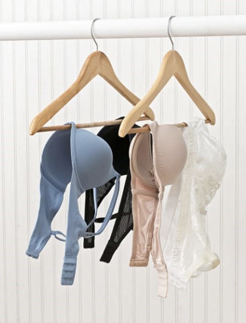 How to Care for Bras So They Last Longer by air-drying bras properly