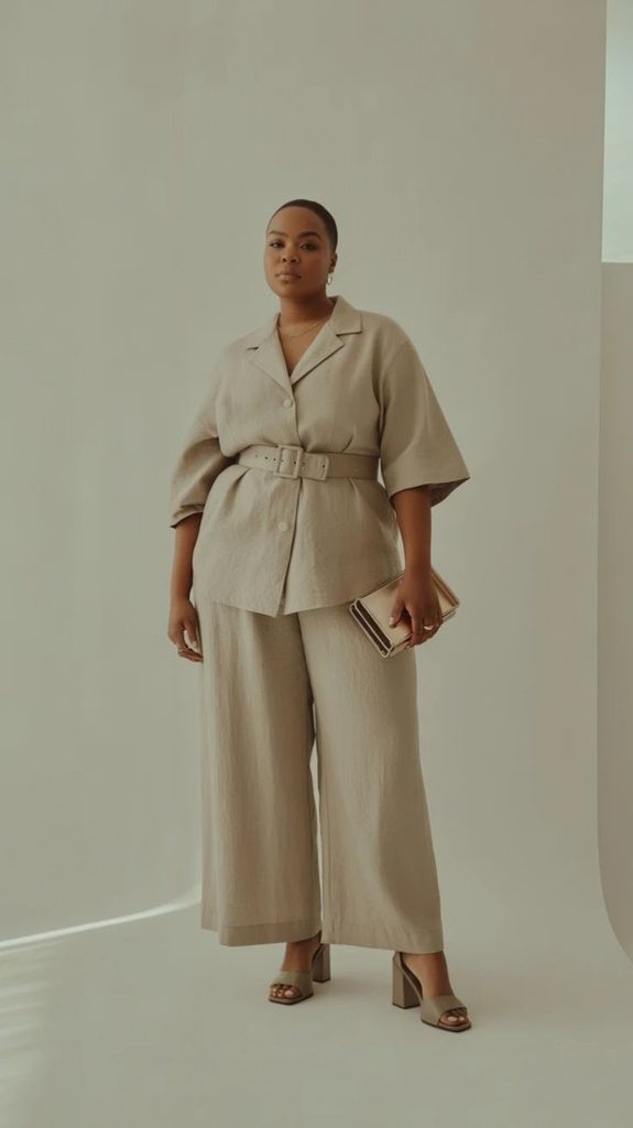 The Styling Mistake That’s Making Your Outfits Look Boxy with a belted relaxed outfit